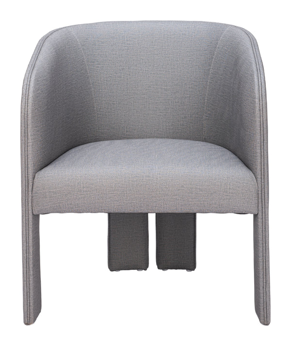 Hull Accent Chair Slate Gray 110105 Zuo Modern