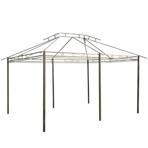 English Elm Outsunny 10' X 13' Outdoor Gazebo Canopy With Curtains - Stylish Steel Frame For Patio, Garden, And Deck W2225P200907-GIGA