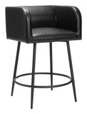 Horbat Counter Stool - Set of 2 Black 110062 Zuo Modern