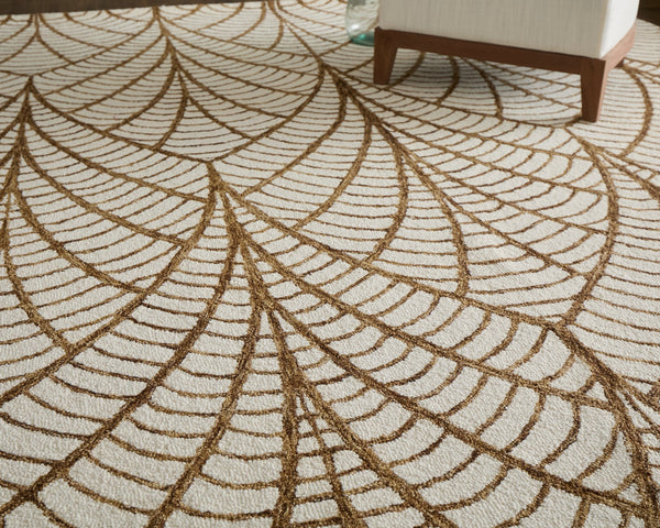 Feizy Rugs Wallace Hand-tufted Wool Rug - Durable, Stylish, And Versatile For High-traffic Areas And Any Decor White,Brown Wool Wal8a44fbrn000f00