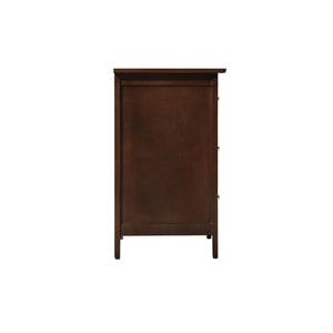 English Elm Charming Transitional Nightstand with Three Spacious Drawers, Durable Particleboard, Versatile Accent Piece Cappuccino 28 L x 22 W x 18 H B078112149