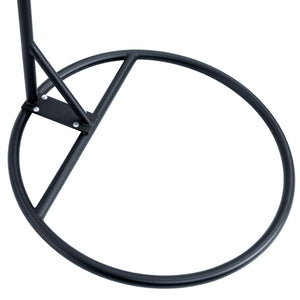 English Elm Egg Swing Chair Woven Rattan Basket Seat with Stand Cushion for Patio Bedroom W1512P498597