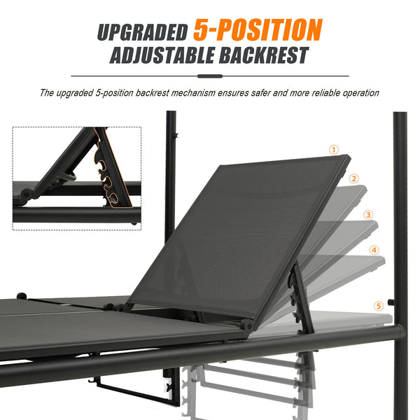 English Elm Outdoor 2-Seat Patio Porch Swing with Steel Frame, PE Rattan, 750lb Capacity, Plush Cushions, Weatherproof Dark Brown,Dark Gray W1859S00133