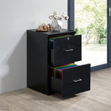 OSP Home Furnishings Alpine Vertical File Black