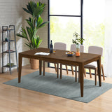 INK+IVY Cove Modern/Contemporary Rectangle Extension Dining Table II121-0501 Pecan