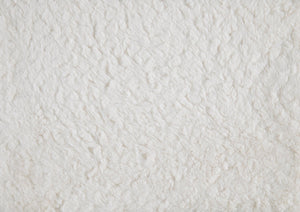 English Elm Modern Faux Fur Pouf Ottoman Accent Seat — Plush Cylindrical Footstool, Cozy Living Room Accent Off White 17 L x 17 W x 18 H B011P251654