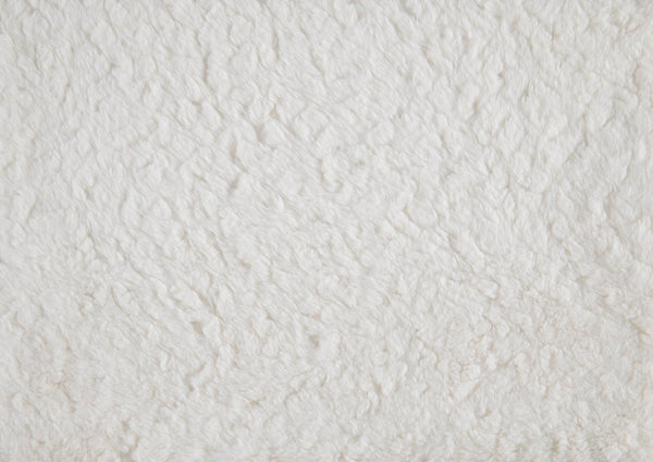 English Elm Modern Faux Fur Pouf Ottoman Accent Seat — Plush Cylindrical Footstool, Cozy Living Room Accent Off White 17 L x 17 W x 18 H B011P251654