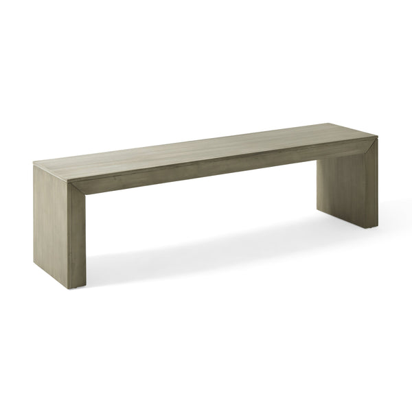 English Elm Christopher Knight Home® - Acacia Wood Dining Bench With Grey And Taupe Finish – Versatile Seating For Home Décor Style N768P288886G