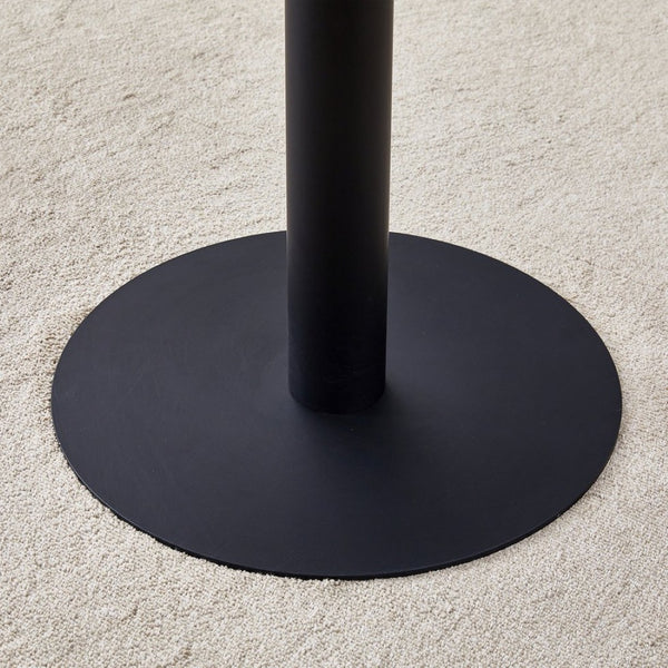 English Elm Table And Chair Set - 31.5" Modern Round Dining Table With Stylish Two-Tone Pu Chairs For Versatile Living W1151S02484-GIGA