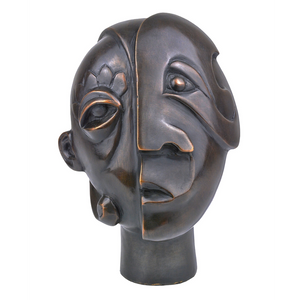 Cubist Head Bronze