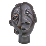 Cubist Head Bronze