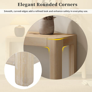 English Elm Christopher Knight Home® - Mirod Modern Farmhouse Console Table - Elegant Minimalist Design With Premium Wood Veneer Finish P1 N760P281362N-GIGA