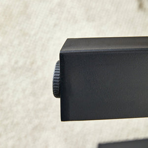 English Elm Table Modern Minimalist 5-Piece Dining Set - 42" Round Gray Mdf Table & 4 Brown Fabric Chairs W1151S03022-GIGA