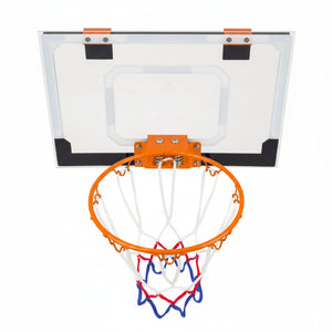 English Elm Mini Basketball Hoop Acrylic Backboard Metal Rim Wall Mount for Dorm or Office W3087P376141