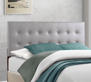 English Elm Stylish Adjustable Queen Headboard Modern Upholstered Frame for Transitional Bedroom Decor B078112041
