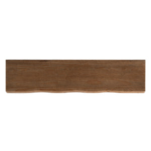 English Elm Indoor Solid Pine Dining Bench Seats Three Adults Farmhouse Style Kitchen Seating N779P329115B
