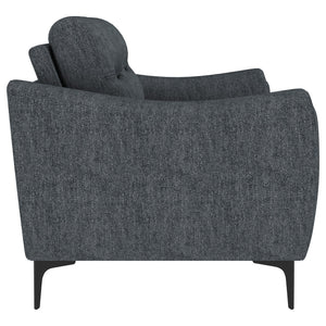 English Elm Oberle Tufted Sofa and Loveseat Set with Pocket Coil Seats for Modern Living Rooms B062S01617