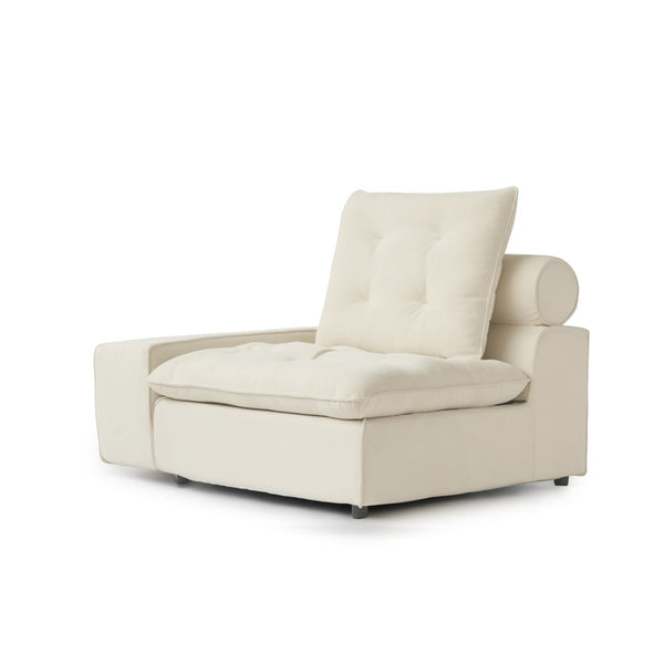 English Elm Sky Cloud Deluxe Adjustable Velvet Sectional Sofa - Cozy L-Shaped 4-Seater For Modern Living Spaces B341S00027-GIGA