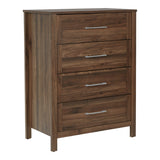 OSP Home Furnishings Stonebrook 4-Drawer Chest Classic Walnut