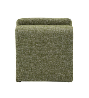 English Elm Innovative Jaeda Boucle Accent Chair with Curved Silhouette, Full Foam Comfort and Sturdy Frame Green 30.7 L x 28.7 W x 26.4 H B2726P241773