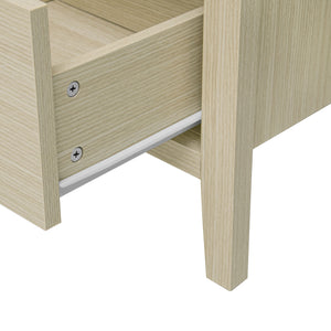English Elm Hollowed-Out Cabinet With 2 Doors & 3 Drawers – Stylish American Furniture For Versatile Storage Solutions W688P223034