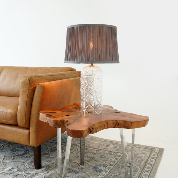 English Elm Ashcroft Furniture - High Quality Hotel European Modern Luxora Table Lamp - Elegant Glass & Gold Design For Any Space B183P315086