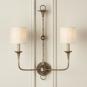 Ivory Artisanal Grasscloth Drum Chandelier Shade - Handcrafted, Modern Design for Cozy Spaces