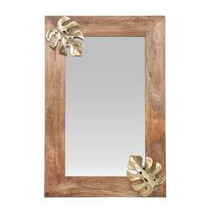 English Elm Christopher Knight Home® - RECT. MIRROR Natural Wood Frame 40x28 Rustic Rectangular Wall Mirror for Entryway, Bathroom Decor 69380.00