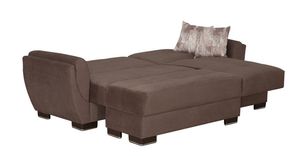 English Elm Primenest Versatile Upholstered Chaise Lounge - Convertible Sleeper With Storage & Pillows Included B030P303518-GIGA