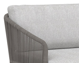 Sunpan Allariz Sofa - Modern Outdoor Elegance with Weather-Resistant Frame and Eco-Friendly Comfort Warm / Gracebay Light Grey