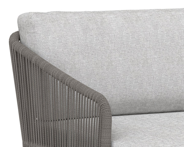 Sunpan Allariz Sofa - Modern Outdoor Elegance with Weather-Resistant Frame and Eco-Friendly Comfort Warm / Gracebay Light Grey