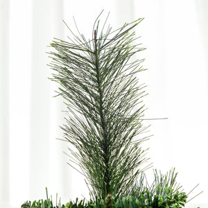 English Elm Homcom 9Ft Tall Slim Pencil Artificial Christmas Tree With 1298 Branches & Auto-Open Design, Green W2225P249652