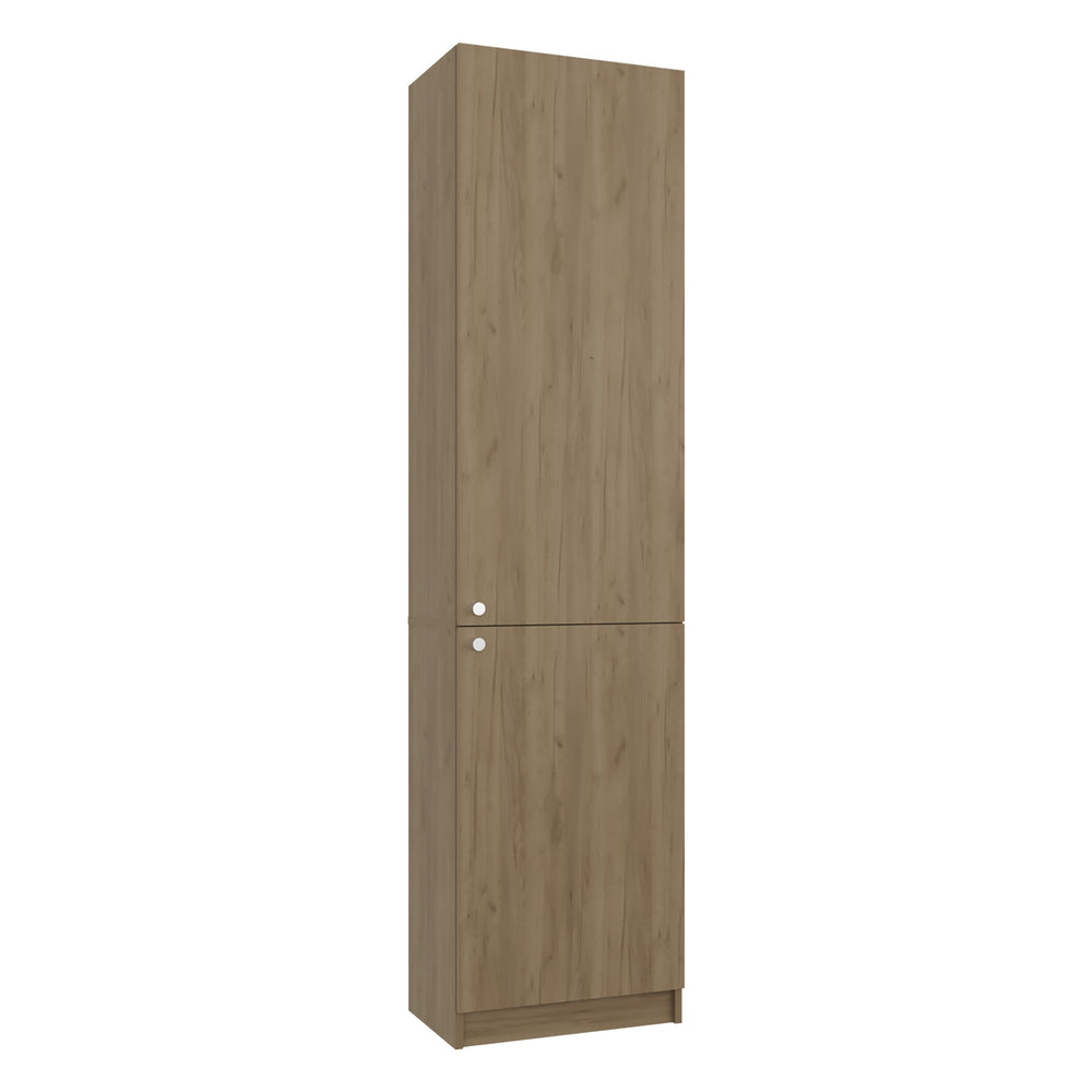 English Elm Home Vertical Freestanding Bookcase with Open Shelving and Enclosed Lower Cabinet B200P465725