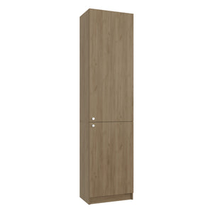 English Elm Home Vertical Freestanding Bookcase with Open Shelving and Enclosed Lower Cabinet B200P465725