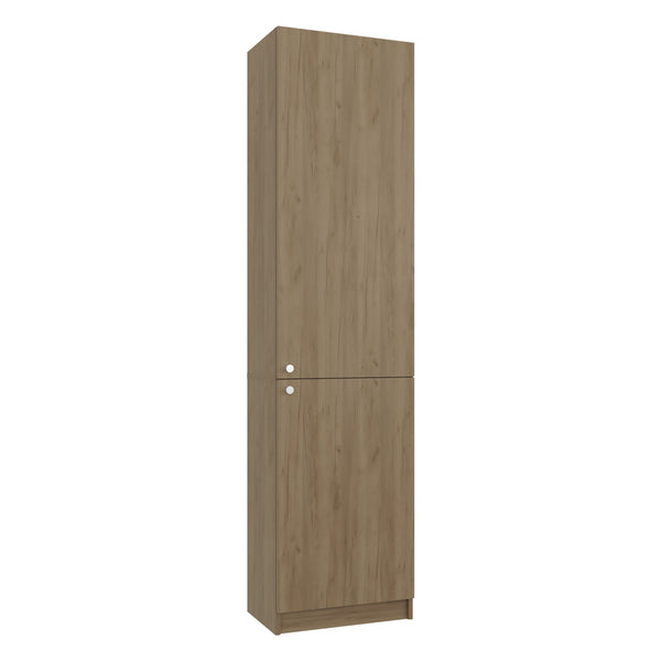 English Elm Home Vertical Freestanding Bookcase with Open Shelving and Enclosed Lower Cabinet B200P465725