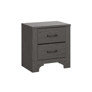 English Elm Wallace & Bay - Brown 2-Drawer Nightstand: Modern Farmhouse Charm With Versatile Storage For Every Bedroom Style B2709P212524-GIGA