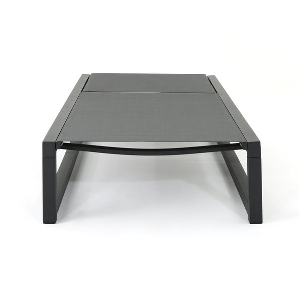 English Elm Christopher Knight Home® - Venice Chaise Lounge Set Of 2 - Fully Adjustable, Weather-Resistant, Modern Design For Outdoor Relaxation 61698.00BGRYMP2