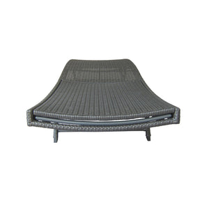 English Elm Christopher Knight Home® - Kauai Pe Wicker Chaise Lounge Set - Stylish, Adjustable Outdoor Seating For Ultimate Relaxation! 54087.00GRYMP2