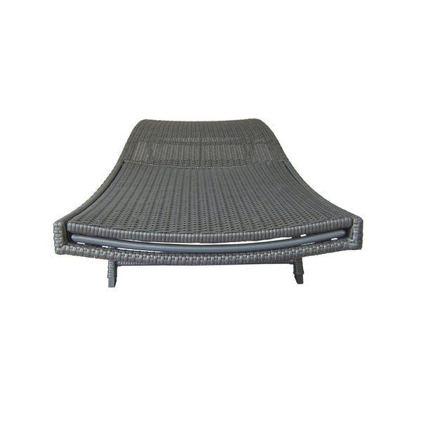 English Elm Christopher Knight Home® - Kauai Pe Wicker Chaise Lounge Set - Stylish, Adjustable Outdoor Seating For Ultimate Relaxation! 54087.00GRYMP2