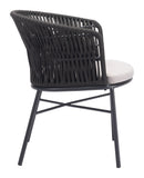 Freycinet Dining Chair - Set of 2 Black 703987 Zuo Modern