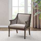 Martha Stewart Isla Traditional Accent Armchair MT100-0157 Brown