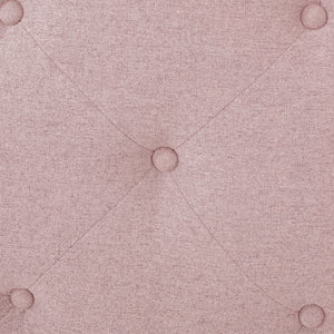 English Elm Christopher Knight Home® - Tufted Blush Upholstered Headboard Twin with Nailhead Trim, Adjustable Height, Button Diamond Stitch Elegance 66873.00LBLSH