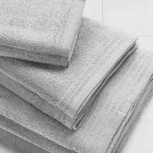 JLA Home 510 Design - 100% Cotton zero-twist 12-piece towel set — quick-dry, ultra-absorbent bath, hand & washcloths, OEKO-TEX certified Silver 5DS73-0261