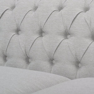 English Elm Sofa Chesterfield Three Seat Tufted Scrolled Arm Nailhead Living Room Formal Piece 68014.00FCLOUDGRY