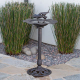 Christopher Knight Home® Bronze Bird Bath - Aluminum Top & Iron Base