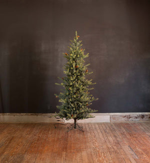 Park Hill Blue Spruce Slim Christmas Tree, 7.5' XPQ82170 Park Hill