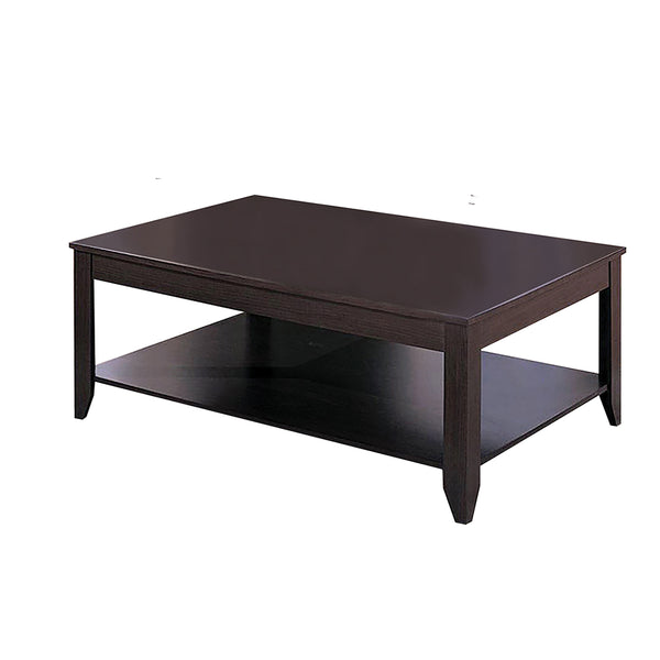 English Elm Ornette Cappuccino 3-Piece Occasional Set — Sleek Square Lines, Pointed Legs, Modern Transitional Style B062P353483