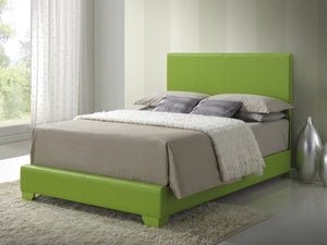 English Elm Aaron Apple Green Full Bed G1807-FB-UP – 47"H x 57"W x 81"D PU Faux Leather, Durable, Stylish Support B078P301588