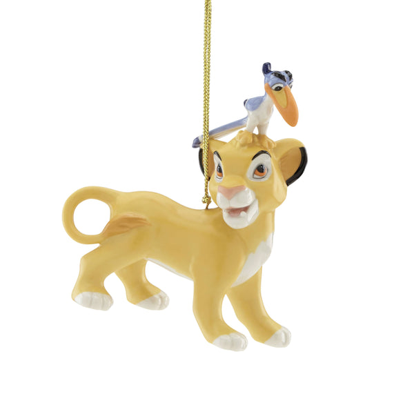 Lenox Simba & Zazu Ornament Multi, IVORY PORCELAIN 870659