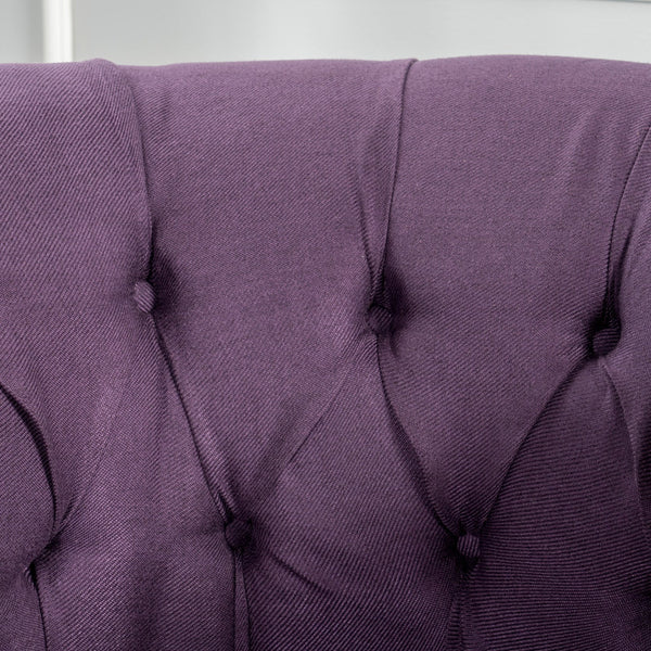 English Elm Christopher Knight Home® - CLUB Velvet Accent Chair with Kiln-Dried Legs — Plush Mid-Century Design, Compact Luxurious Seating Plum 33 L x 30 W x 25 H 59259.00FPLU